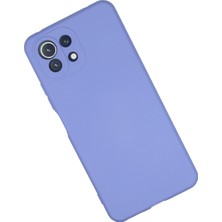 Happycase Xiaomi Mi 11 Lite Kılıf Nano Içi Kadife  Silikon - Lila