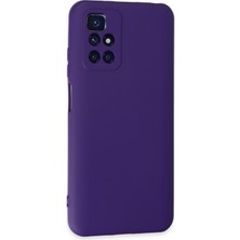 Happycase Xiaomi Redmi 10 Kılıf Nano Içi Kadife  Silikon - Mor