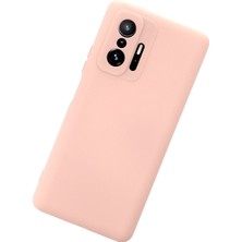 Happycase Xiaomi Mi 11T Kılıf Nano Içi Kadife  Silikon - Pudra