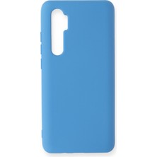 Happycase Xiaomi Mi Note 10 Lite Kılıf Nano Içi Kadife  Silikon - Mavi