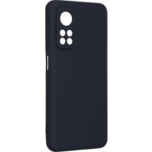 Happycase Xiaomi Mi 10T Kılıf Nano Içi Kadife  Silikon - Lacivert