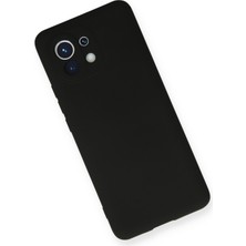 Happycase Xiaomi Mi 11 Kılıf Nano Içi Kadife  Silikon - Siyah