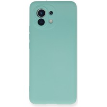 Happycase Xiaomi Mi 11 Kılıf Nano Içi Kadife  Silikon - Turkuaz