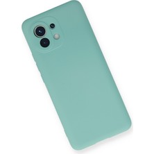 Happycase Xiaomi Mi 11 Kılıf Nano Içi Kadife  Silikon - Turkuaz