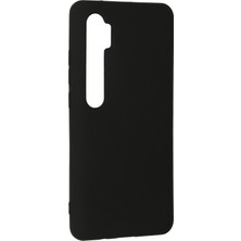 Happycase Xiaomi Mi Note 10 Lite Kılıf Nano Içi Kadife  Silikon - Siyah