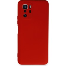 Happycase Xiaomi Poco X3 Gt Kılıf Nano Içi Kadife  Silikon - Kırmızı