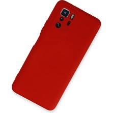 Happycase Xiaomi Poco X3 Gt Kılıf Nano Içi Kadife  Silikon - Kırmızı