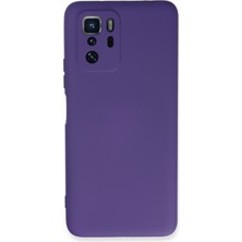 Happycase Xiaomi Poco X3 Gt Kılıf Nano Içi Kadife  Silikon - Mor