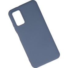 Happycase Xiaomi Redmi 9t Kılıf Nano Içi Kadife  Silikon - Gri