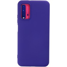 Happycase Xiaomi Redmi 9t Kılıf Nano Içi Kadife  Silikon - Mor