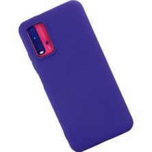 Happycase Xiaomi Redmi 9t Kılıf Nano Içi Kadife  Silikon - Mor