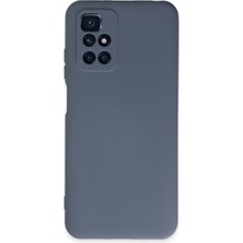 Happycase Xiaomi Redmi Note 11 4g Kılıf Nano Içi Kadife  Silikon - Gri