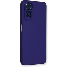 Happycase Xiaomi Redmi Note 11S Kılıf Nano Içi Kadife  Silikon - Mor