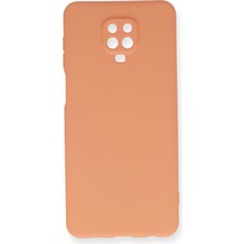 Happycase Xiaomi Redmi Note 9 Pro Kılıf Nano Içi Kadife  Silikon - Turuncu