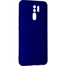 Happycase Xiaomi Redmi 9 Kılıf Nano Içi Kadife  Silikon - Lacivert