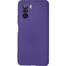 Happycase Xiaomi Redmi K40 Pro Kılıf Nano Içi Kadife  Silikon - Mor