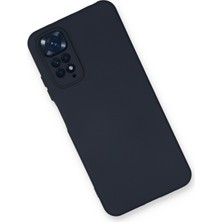 Happycase Xiaomi Redmi Note 11 Kılıf Nano Içi Kadife  Silikon - Lacivert