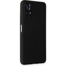 Happycase Xiaomi Redmi Note 11T Kılıf Nano Içi Kadife  Silikon - Siyah