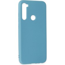 Happycase Xiaomi Redmi Note 8 Kılıf Nano Içi Kadife  Silikon - Mavi