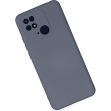 Happycase Xiaomi Redmi 10C Kılıf Nano Içi Kadife  Silikon - Gri