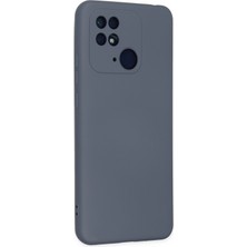 Happycase Xiaomi Redmi 10C Kılıf Nano Içi Kadife  Silikon - Gri