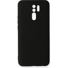 Happycase Xiaomi Redmi 9 Kılıf Nano Içi Kadife  Silikon - Siyah