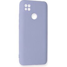 Happycase Xiaomi Redmi 9c Kılıf Nano Içi Kadife  Silikon - Lila