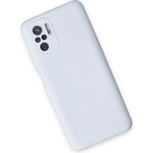 Happycase Xiaomi Redmi Note 10S Kılıf Nano Içi Kadife  Silikon - Buz Mavisi