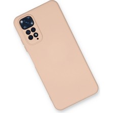 Happycase Xiaomi Redmi Note 11 Kılıf Nano Içi Kadife  Silikon - Pudra