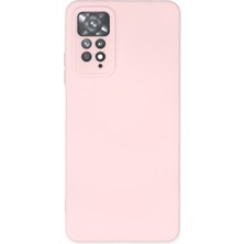 Happycase Xiaomi Redmi Note 11 Pro Kılıf Nano Içi Kadife  Silikon - Pudra