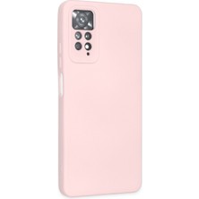 Happycase Xiaomi Redmi Note 11 Pro Kılıf Nano Içi Kadife  Silikon - Pudra