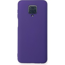 Happycase Xiaomi Redmi Note 9s Kılıf Nano Içi Kadife  Silikon - Mor