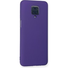 Happycase Xiaomi Redmi Note 9s Kılıf Nano Içi Kadife  Silikon - Mor