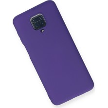 Happycase Xiaomi Redmi Note 9s Kılıf Nano Içi Kadife  Silikon - Mor