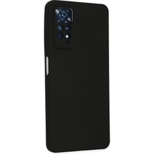 Happycase Xiaomi Redmi Note 11 Pro Kılıf Nano Içi Kadife  Silikon - Siyah