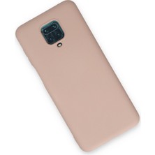 Happycase Xiaomi Redmi Note 9 Pro Kılıf Nano Içi Kadife  Silikon - Pudra