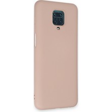 Happycase Xiaomi Redmi Note 9 Pro Kılıf Nano Içi Kadife  Silikon - Pudra