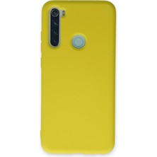 Happycase Xiaomi Redmi Note 8 Kılıf Nano Içi Kadife  Silikon - Sarı