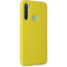 Happycase Xiaomi Redmi Note 8 Kılıf Nano Içi Kadife  Silikon - Sarı