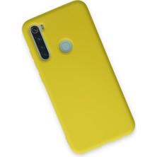 Happycase Xiaomi Redmi Note 8 Kılıf Nano Içi Kadife  Silikon - Sarı