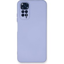 Happycase Xiaomi Redmi Note 11 Kılıf Nano Içi Kadife  Silikon - Lila