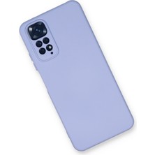 Happycase Xiaomi Redmi Note 11 Kılıf Nano Içi Kadife  Silikon - Lila