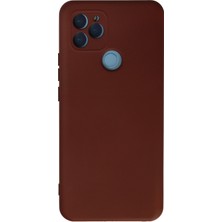 Happycase General Mobile Gm 21 Kılıf Nano Içi Kadife  Silikon - Kahverengi