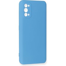 Happycase Realme 7 Pro Kılıf Nano Içi Kadife  Silikon - Mavi