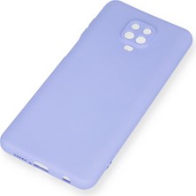 Happycase Xiaomi Redmi Note 9s Kılıf Nano Içi Kadife  Silikon - Lila