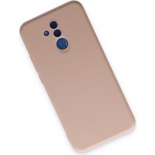 Happycase Huawei Mate 20 Lite Kılıf Nano Içi Kadife  Silikon - Pudra