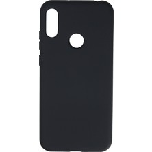 Happycase Huawei Y6 2019 Kılıf Nano Içi Kadife  Silikon - Koyu Gri