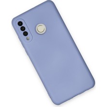 Happycase Huawei P30 Lite Kılıf Nano Içi Kadife  Silikon - Lila