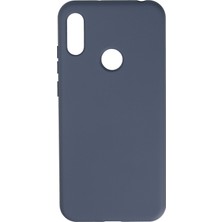 Happycase Huawei Y6 2019 Kılıf Nano Içi Kadife  Silikon - Gri