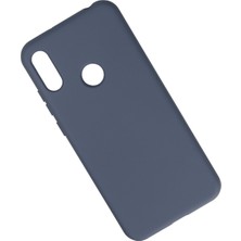 Happycase Huawei Y6 2019 Kılıf Nano Içi Kadife  Silikon - Gri